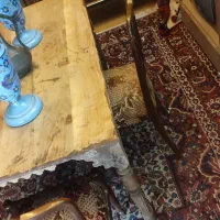 میزوصندلی سیم ومعرق عتیقه ارسال اصفهان|کلکسیون اشیاء عتیقه|تهران, امام حسین|دیوار