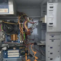 پاور گرین سیستم ddr2 مانیتور ال سی دی