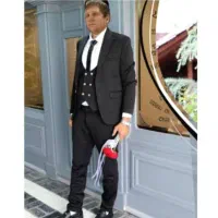 یک عدد کت شلوار دومادی همراه کفش