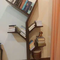 کتابخانه درختی دست ساز چوب راش