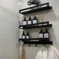 شلف فلزی حمام ۳ تیکه مطابق عکس