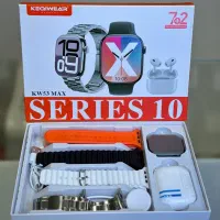 ساعت هوشمند به همراه ایرپاد مدل kw53max/تک و عمده