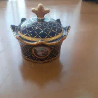قندان یا شکلات خوری سورمه ای لیلی ومجنون