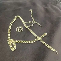 زنجیر کارتیه و دستبند در حد نو