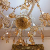 لوستر ۶ شاخه سالم  نو همراه لامپ کم مصرف همراه شید|لوستر و چراغ آویز|ورامین, شهرک ولیعصر|دیوار