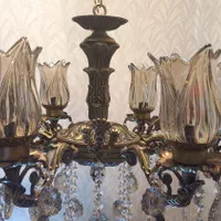 لوستر/برنزی/کریستال/سقفی/کودک|لوستر و چراغ آویز|کرمانشاه, |دیوار
