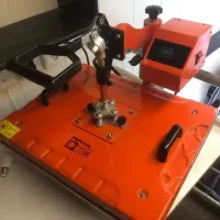 دستگاه چاپ پرس حرارتی 40*50 چرخشی پنج کاره