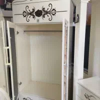 سرویس چوبی کمد و دراور و جاکفشی در حد نو|جاکفشی، کمد، دراور|اردبیل, |دیوار