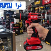 دریل شارژی براشلس برند میلواکی 2 باطری