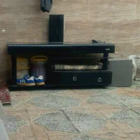 میز ال سی دی شیشیه ای کشو دار