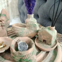 ست رومیزی جاعودی|مجسمه، تندیس، ماکت|گنبد کاووس, |دیوار