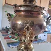 سماور  ذغالی برنجی