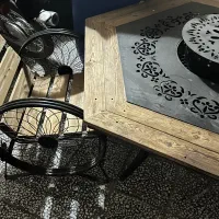 میز وصندلی باغی