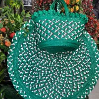روفرشی و سبد حصیری(زنبیل)