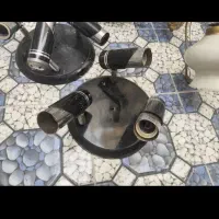 روشنایی تاج ویترین فلزی نو