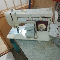 چرخ خیاطی ژانومه قدیمی فلزی