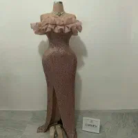 پیراهن مجلسی پینک شاین