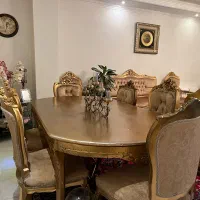 مبلمان سلطنتی ۹ نفره به همراه ناهار خوری|مبلمان خانگی و میز عسلی|تهران, شهران شمالی|دیوار