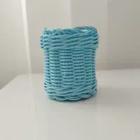 سبد حصیری دستباف