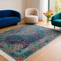 فرشینه چاپی|فرش|اصفهان, باغ زیار|دیوار