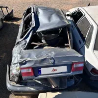 سمند مدل ۸۴ تصادفی|خودرو سواری و وانت|بروجن, |دیوار