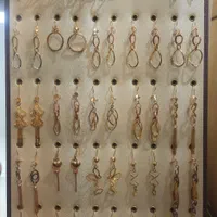 گوشواره طلا شانل تافته سبک وزن