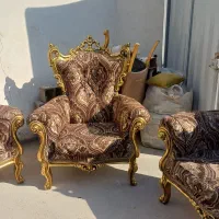 مبل سلطنتی ۹ نفره چوب راش|مبلمان خانگی و میز عسلی|پاکدشت, پاکدشت (مامازند)|دیوار