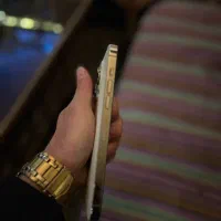 آیفون ۱۴پرومکس طلایی ۲۵۶ zaa|موبایل|پارسآباد, |دیوار