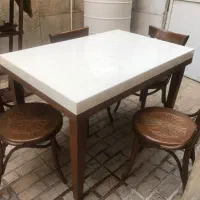 میز نهار خوری لهستانی ۴ نفره|میز و صندلی غذاخوری|تهران, مجیدیه|دیوار