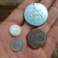 مدال نخست وزیری،ربعی نقره ۱۳۱۵ و فلوس|کلکسیون سکه، تمبر، اسکناس|تهران, تهران‌نو|دیوار