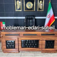 مبلمان اداری تمام ام دی اف میز مدیریت و کارمندی|دفتر کار|تهران, یافت آباد جنوبی|دیوار