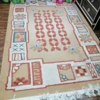 فرش گل برجسته 4 متری پرز بلند