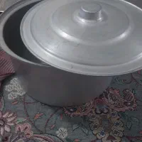 دیگ متوسط بایک سینی استیل قدیمی نو