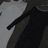 ۲ عدد لباس مجلسی بلند ماهی قیمت پایین (نو)|لباس|ایلام, |دیوار