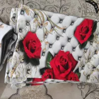 ۶عدد بالشت وروبالشتی