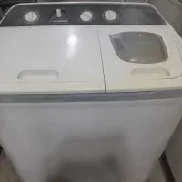 لباسشویی دو قلو ۱۰کیلو گرمی پاکشومادر حد نو|ماشین لباسشویی و خشککن لباس|قم, شهرک امام حسن|دیوار