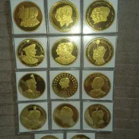 سکه های خارجی روکش آب طلا