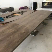 میز ناهار خوری بزرگ ۱۴ نفره و ۸ نفره(منبت کاری شده|میز و صندلی غذاخوری|تبریز, |دیوار