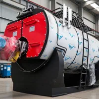 دیگ بخار صنعتی با پلاک استاندارد