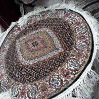 فرش گرد ماهی ۷۰۰شانه شرکت فرخ مهر دایره ۱×۱سایز|فرش|تبریز, |دیوار