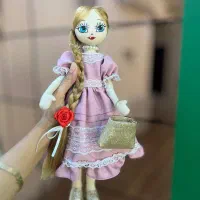 عروسک دستساز پارچه ای