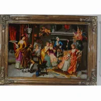 تابلو فرش نقاش جوان