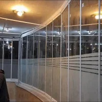 بالکن شیشه ای ریلی وشیشه بالکن