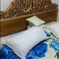 تخت سلطنتی سالم وتمیز نونو مناسب جهیزیه|تخت و سرویس خواب|تهران, باغ فیض|دیوار