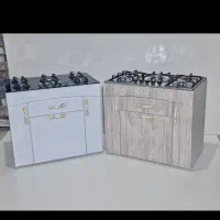 اجاق شیشه ای استیل کدb2