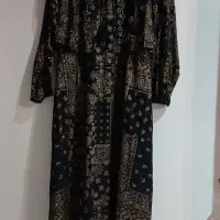 ماکسی  خلیجی طلاکوب ملیله دوزی