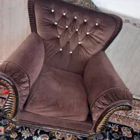 مبلمان ۷ نفره با عسلی پنج تیکه جنس فوق العاده|مبلمان خانگی و میز عسلی|سرپل ذهاب, |دیوار