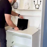 میز تحریر کم جا تاشو