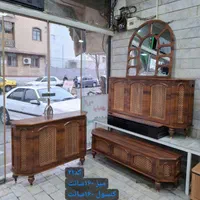 کنسول وآینه میزال ای دی *مدل حصیری *|میز تلویزیون|کرج, خرمدشت|دیوار