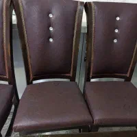 چهار عدد صندلی بدون میز